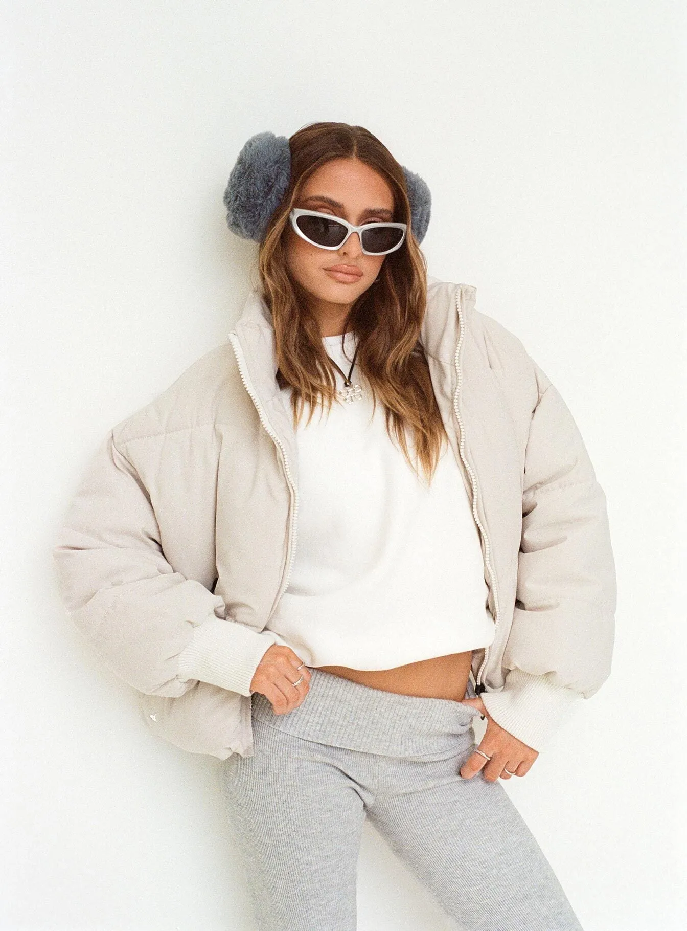 Abe Puffer Jacket Sand