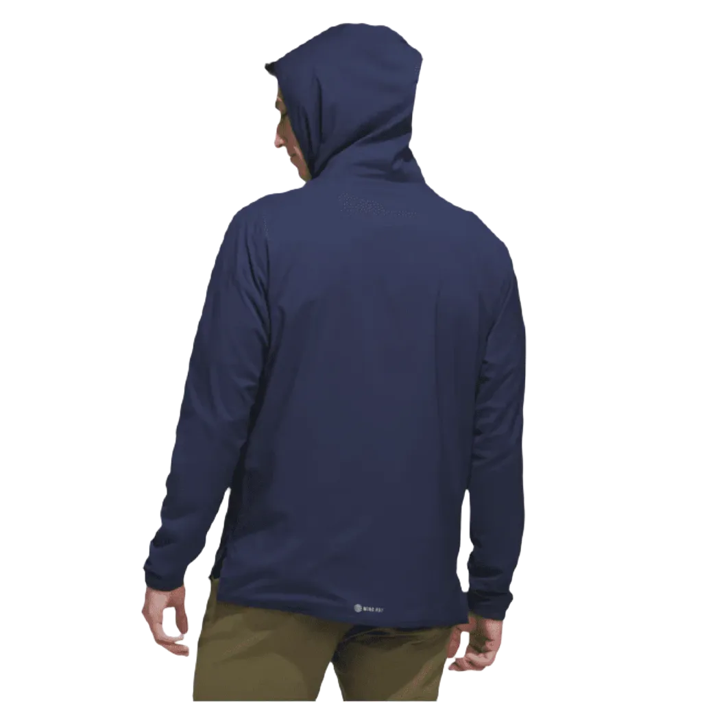 Adidas Go-To Lightweight WIND.RDY Golf Hoodie - Navy