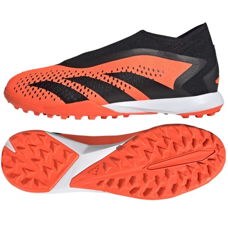 Adidas Predator Accuracy.3 Tf Ll M GW4643 soccer shoes orange oranges and reds