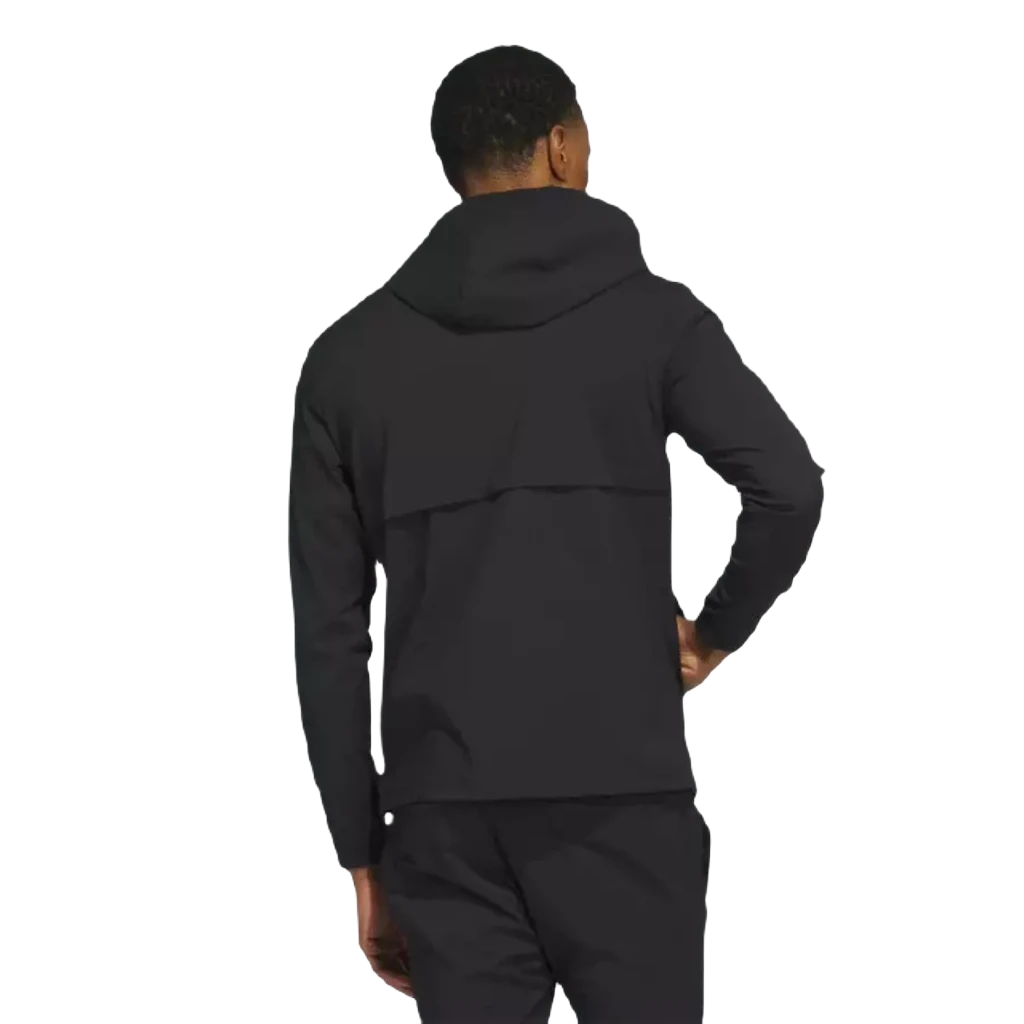 Adidas Ripstop 1/4 Zip Golf Hoodie - Black