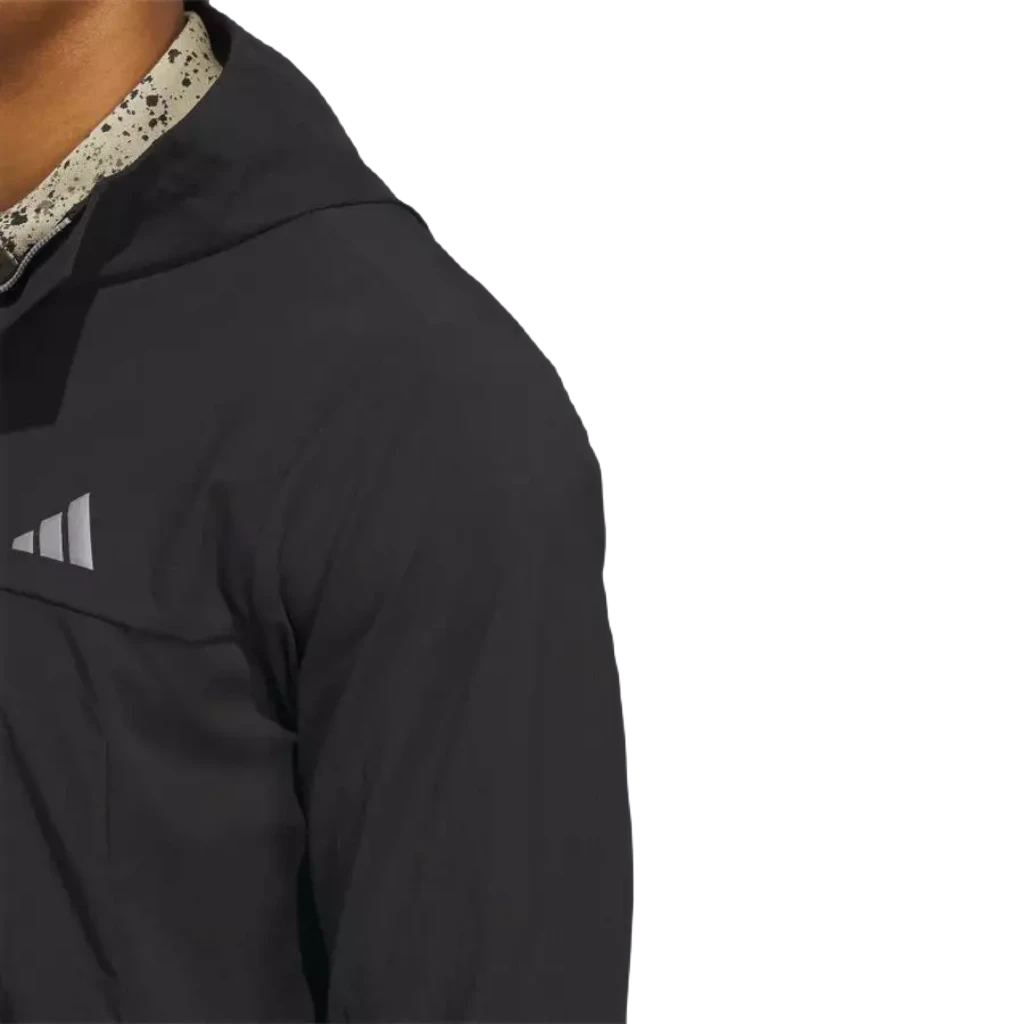 Adidas Ripstop 1/4 Zip Golf Hoodie - Black