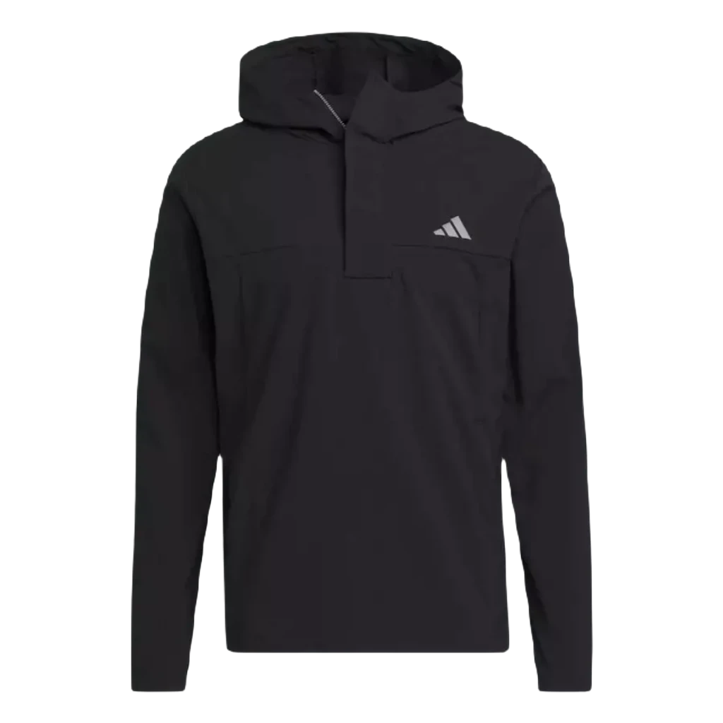 Adidas Ripstop 1/4 Zip Golf Hoodie - Black