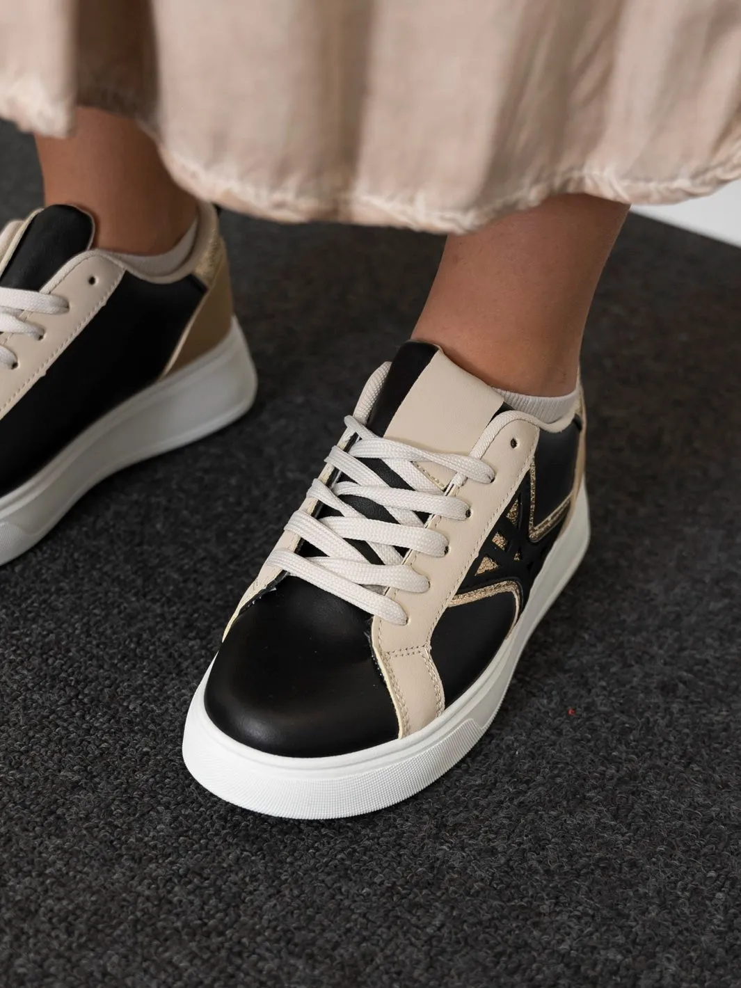 Annie sneakers white/black