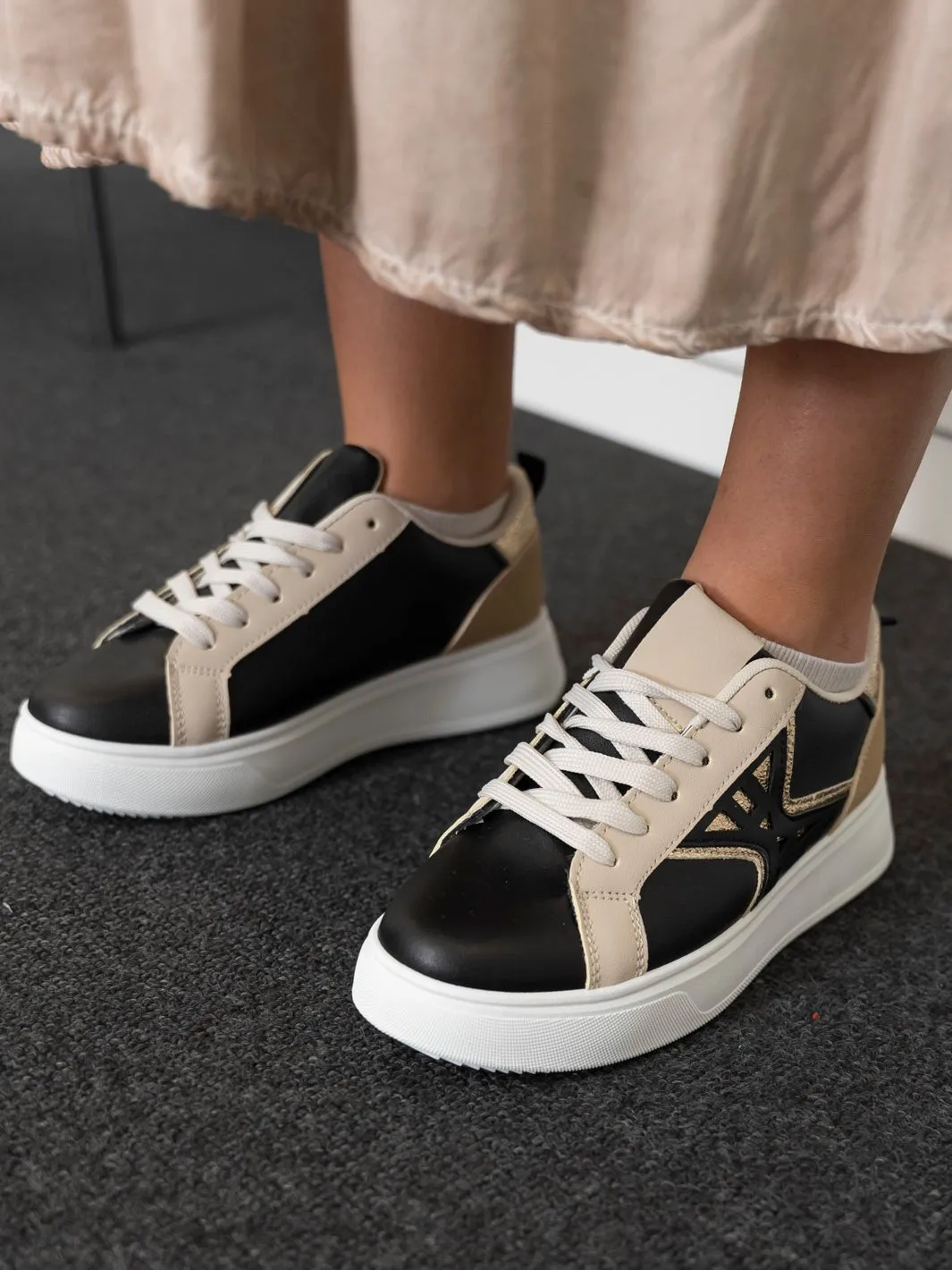 Annie sneakers white/black