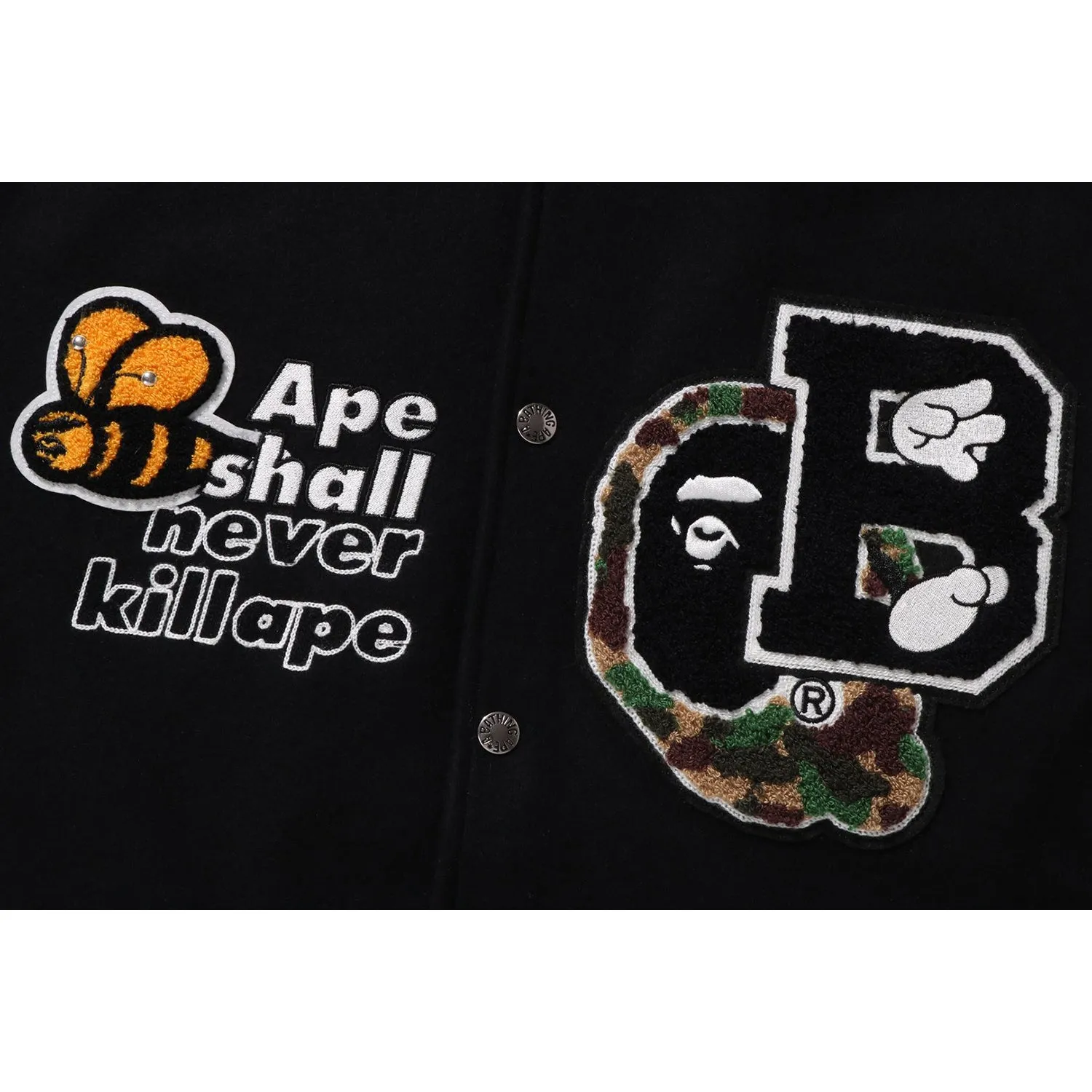 BAPE VARSITY JACKET MENS