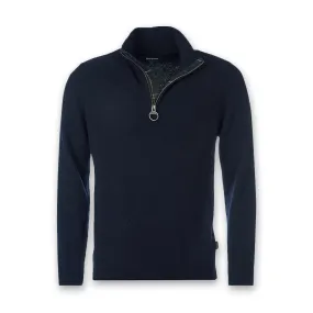 Barbour - Holden Half Zip Jumper in Navy