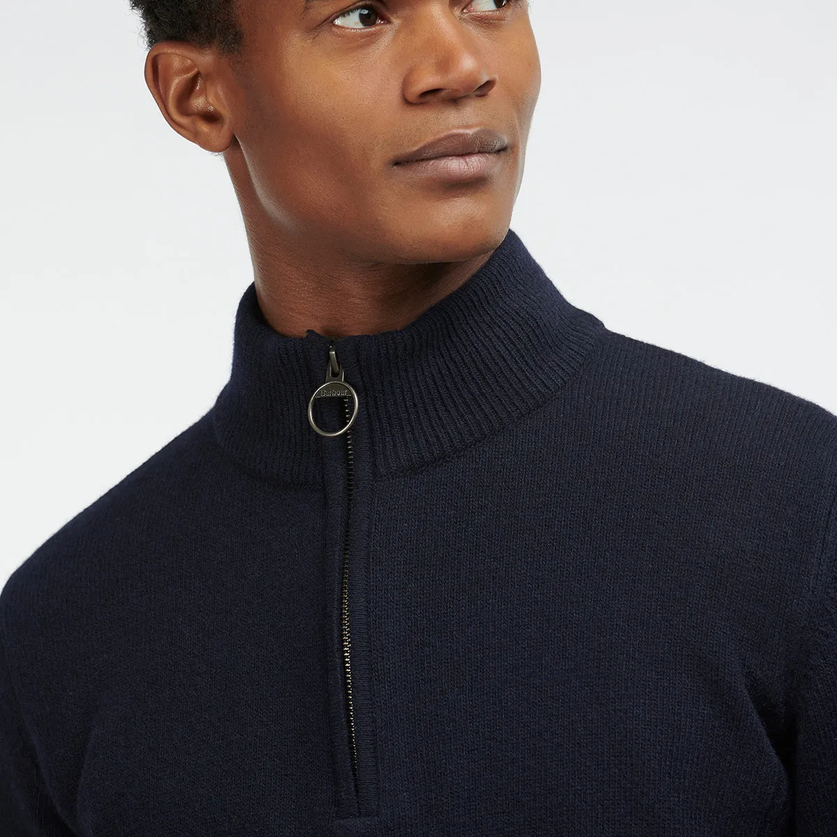 Barbour - Holden Half Zip Jumper in Navy