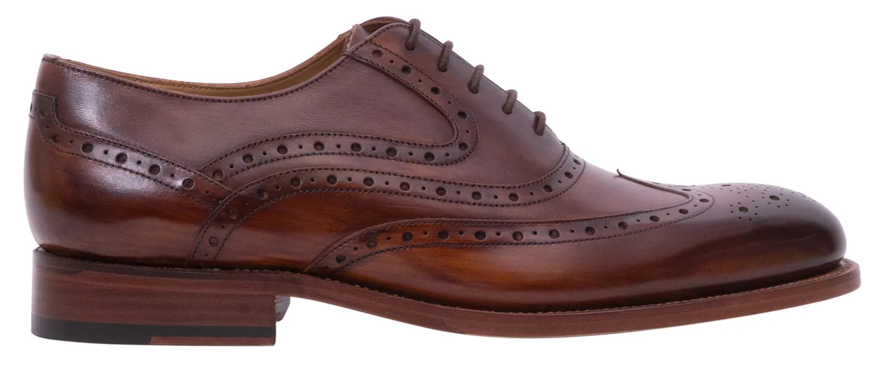 Barker Liffey 4781 Mens Leather Lace Up Brogue Shoe