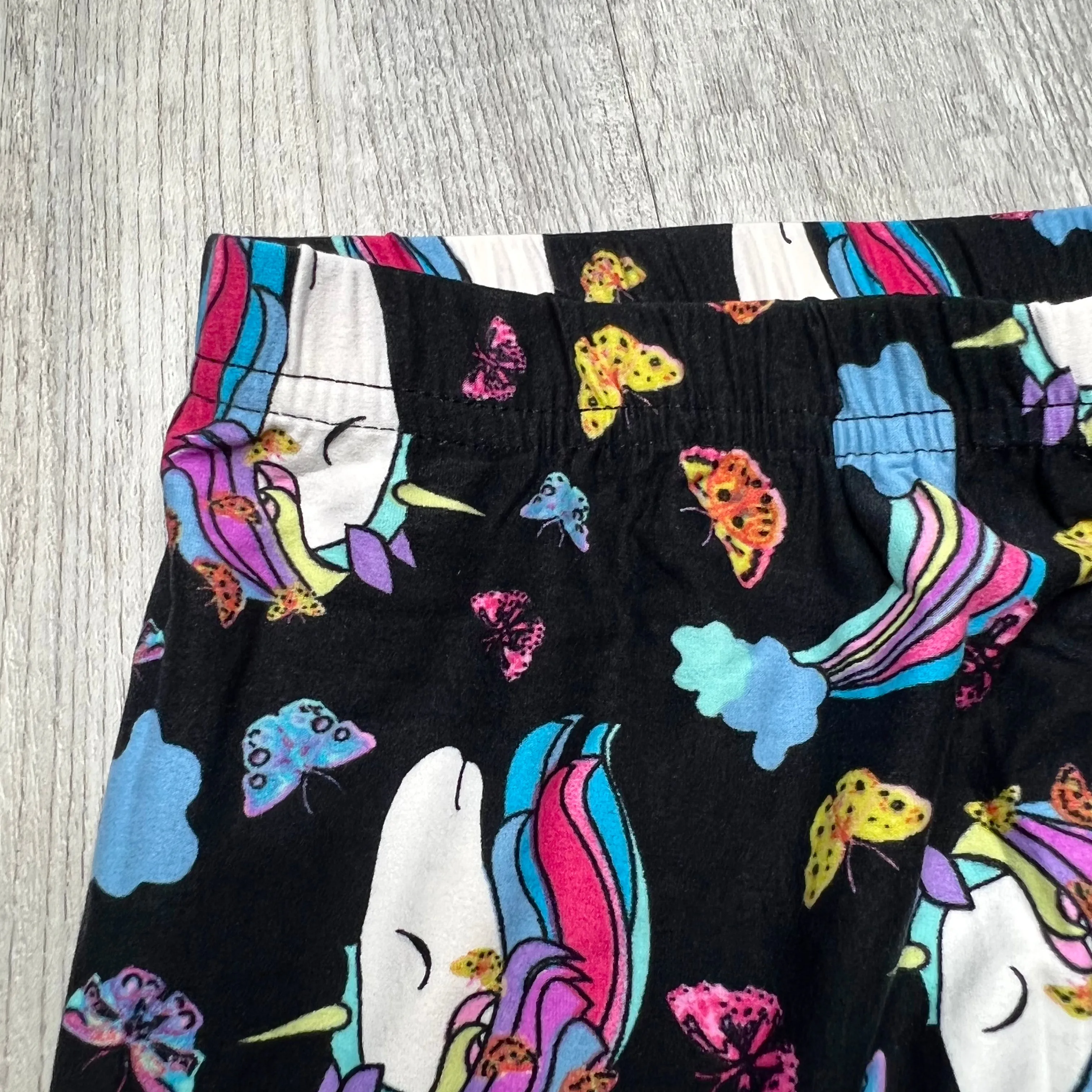 Butterfly Unicorn Print Soft Leggings