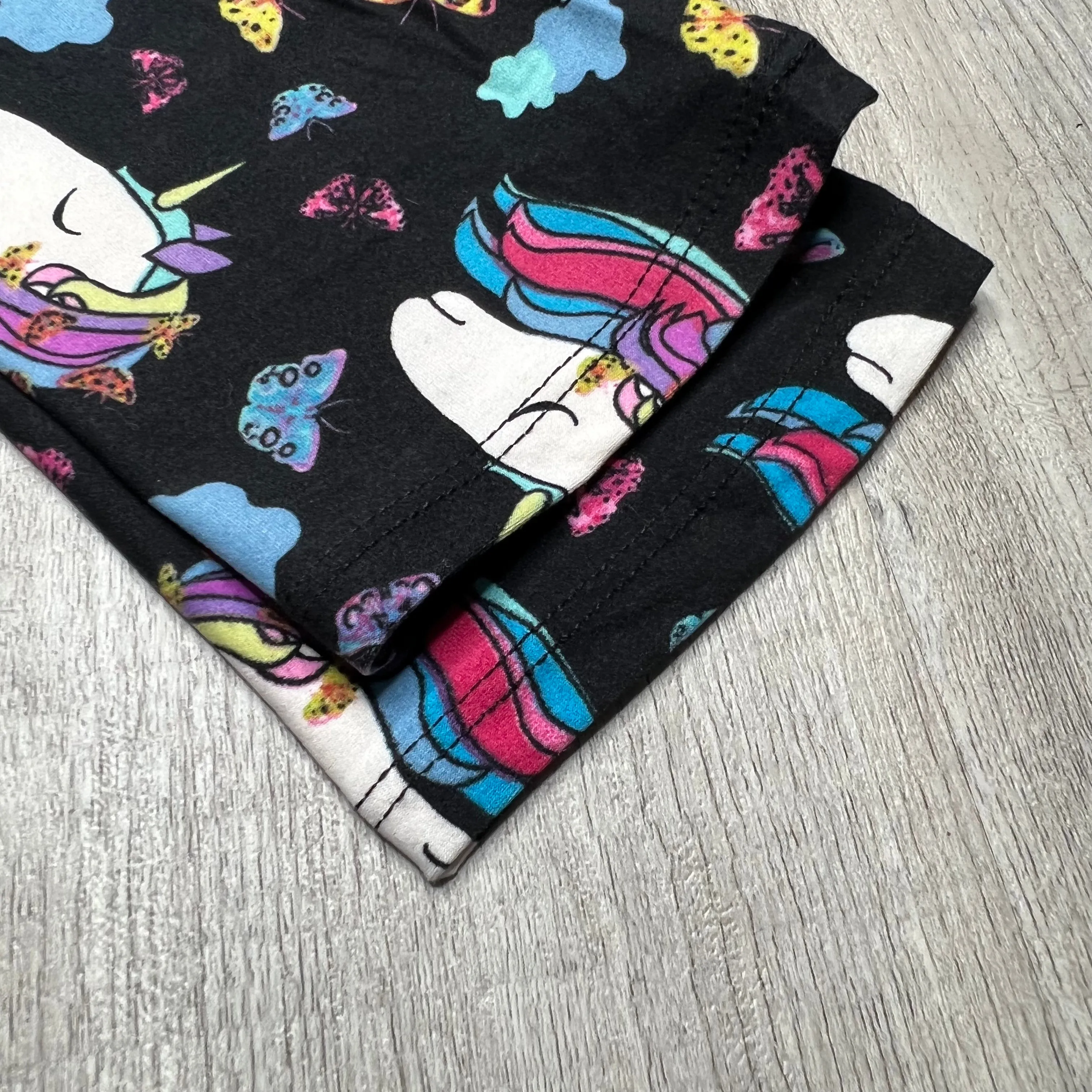 Butterfly Unicorn Print Soft Leggings