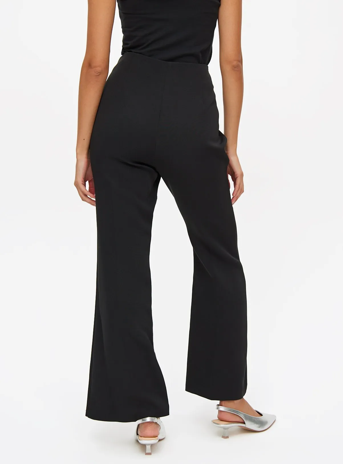 Buy Black Flare Coord Trousers 14L | Trousers | Tu