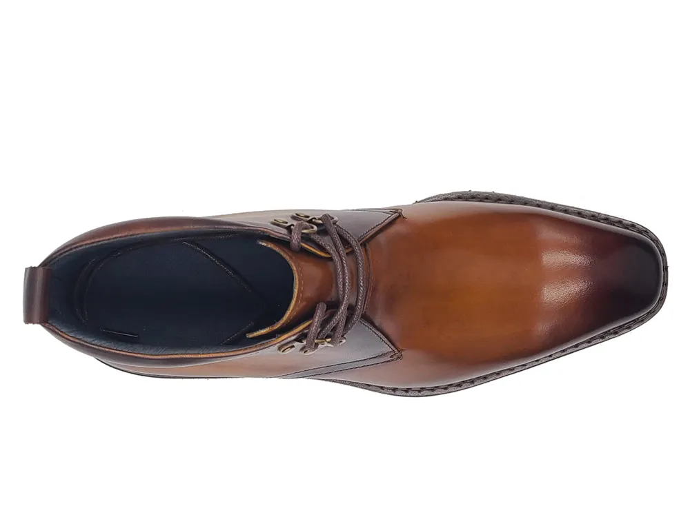 Calfskin Chukka Boot with Lug Sole