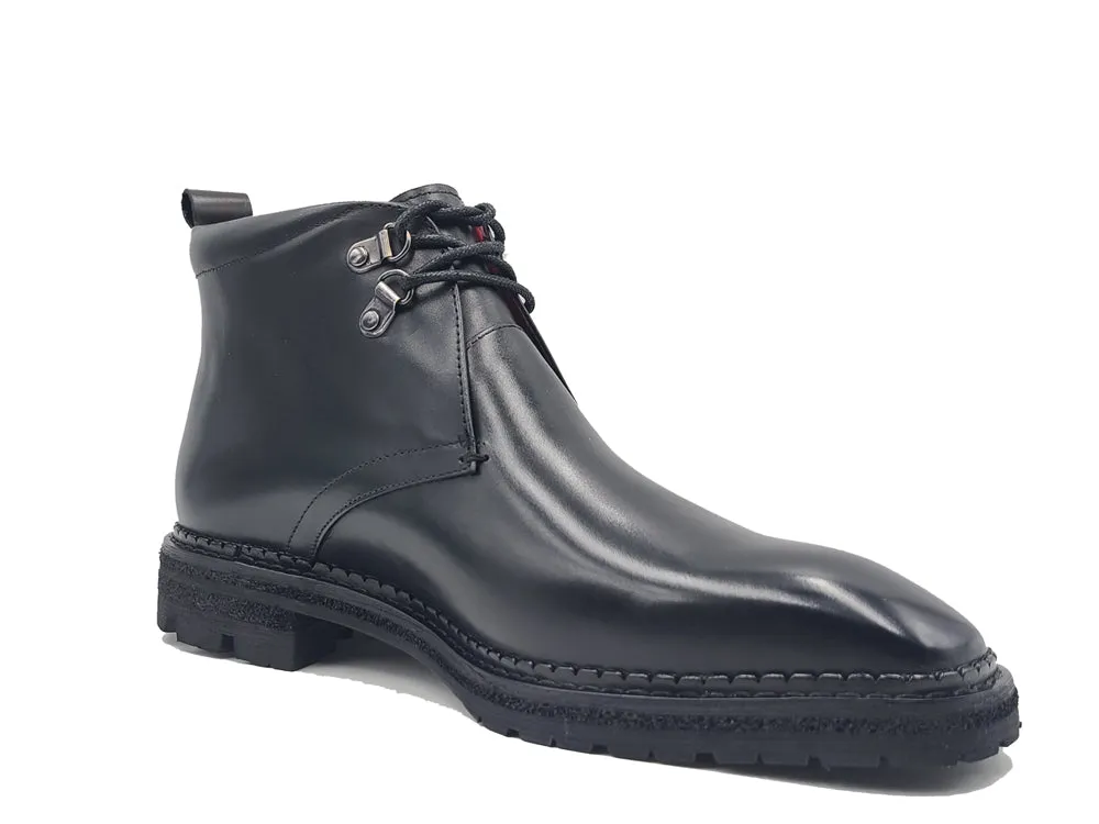 Calfskin Chukka Boot with Lug Sole