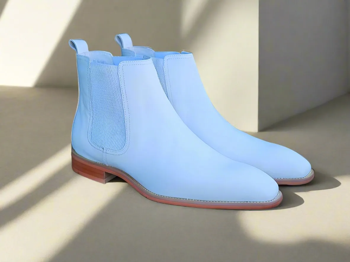 Calfskin Leather Chelsea Boot