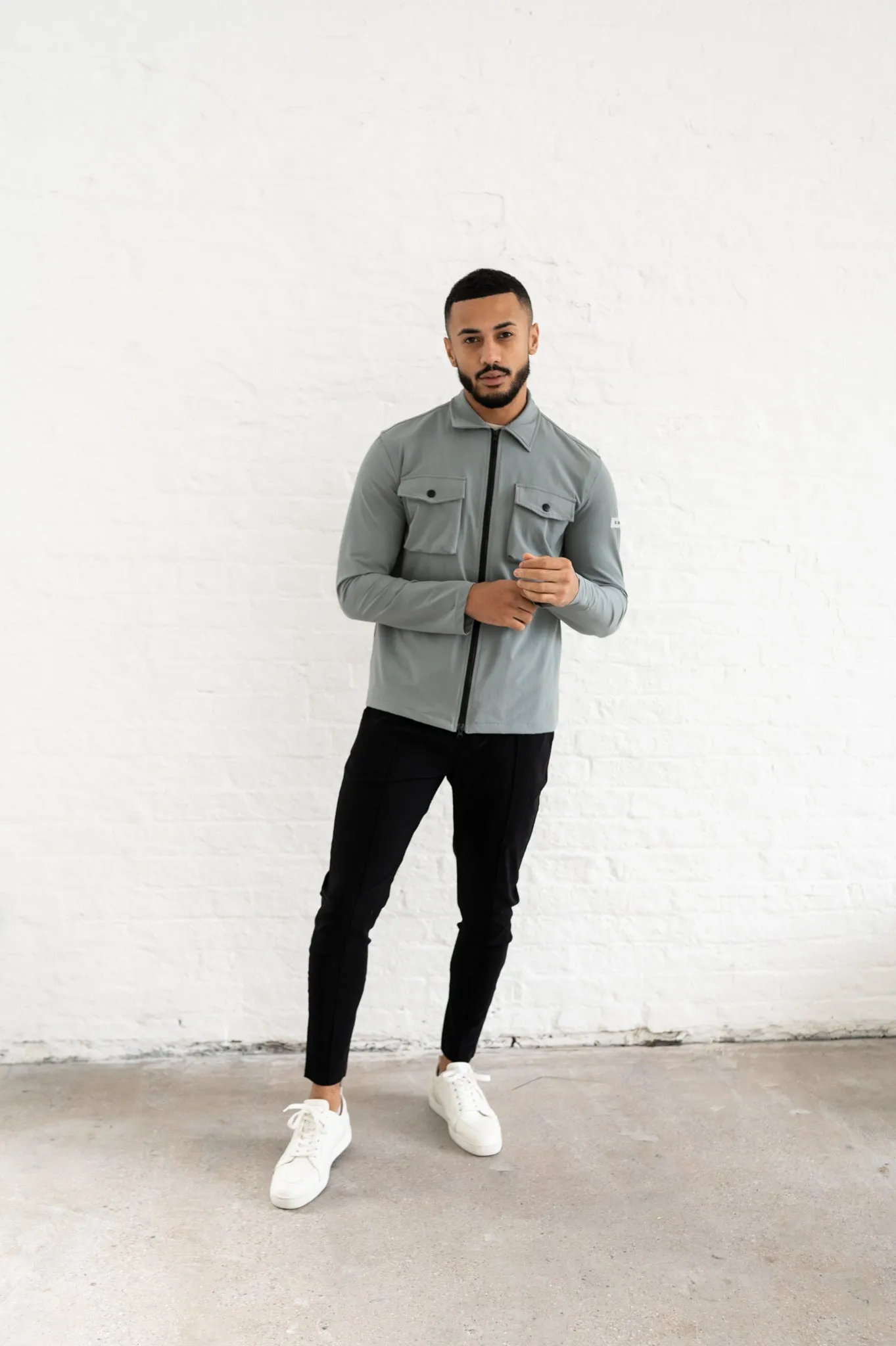 Capo BUTTON Jacket - Grey