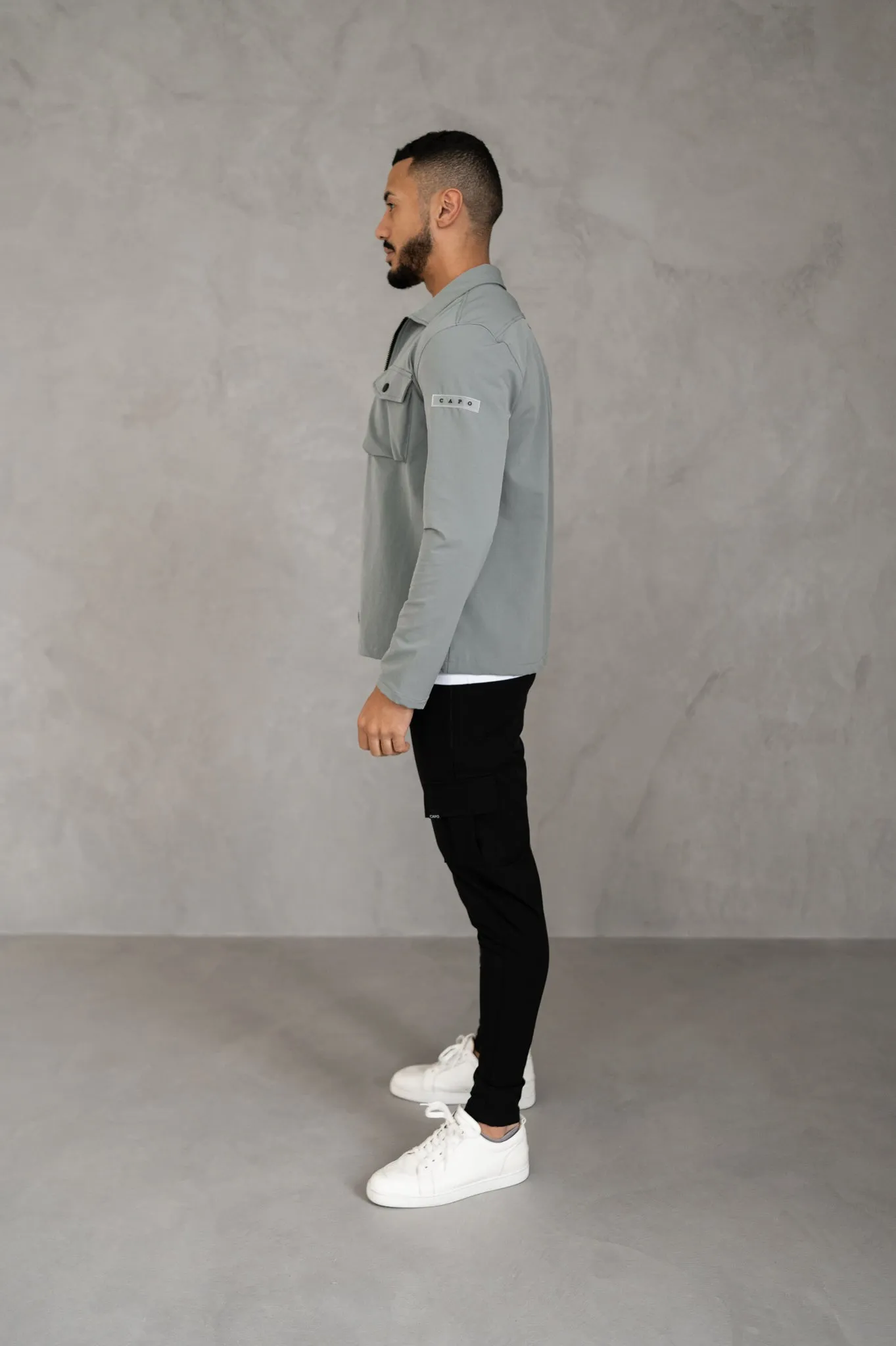 Capo BUTTON Jacket - Grey