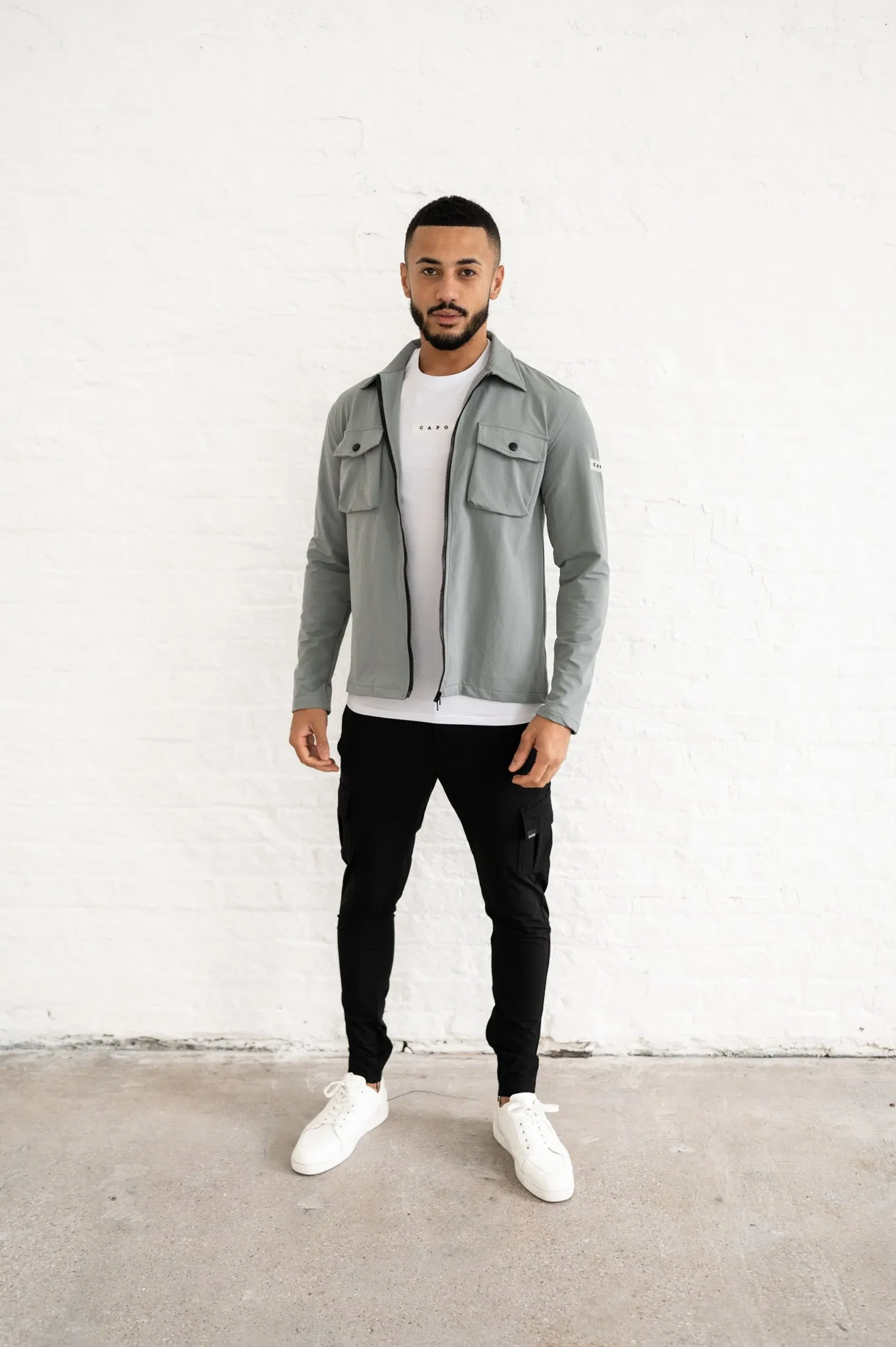 Capo BUTTON Jacket - Grey