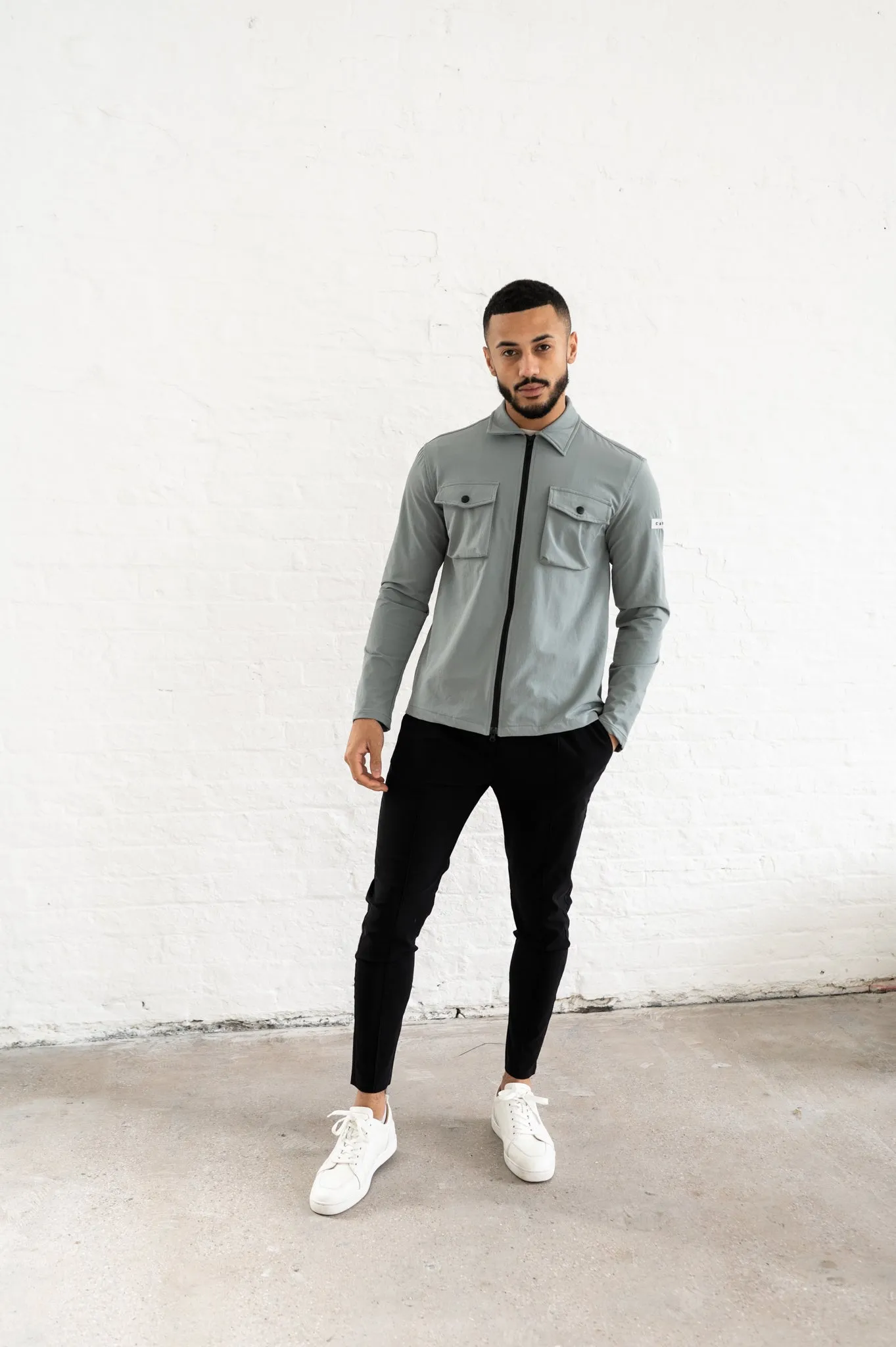 Capo BUTTON Jacket - Grey