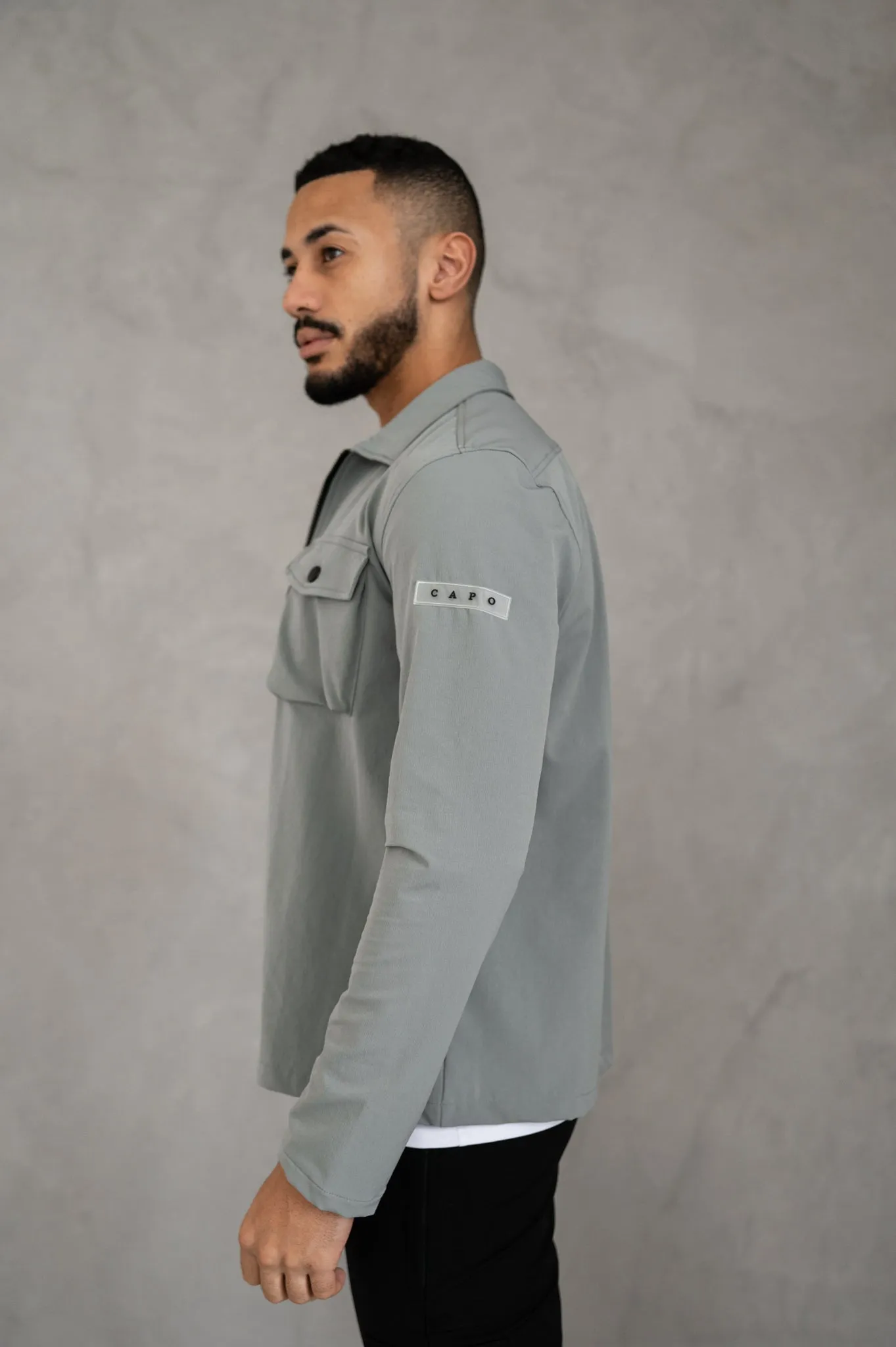 Capo BUTTON Jacket - Grey