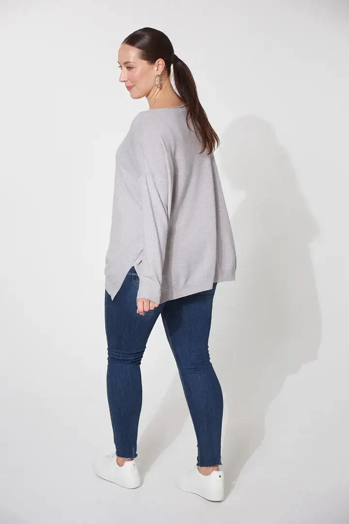 Cardova Knit Jumper - Grey