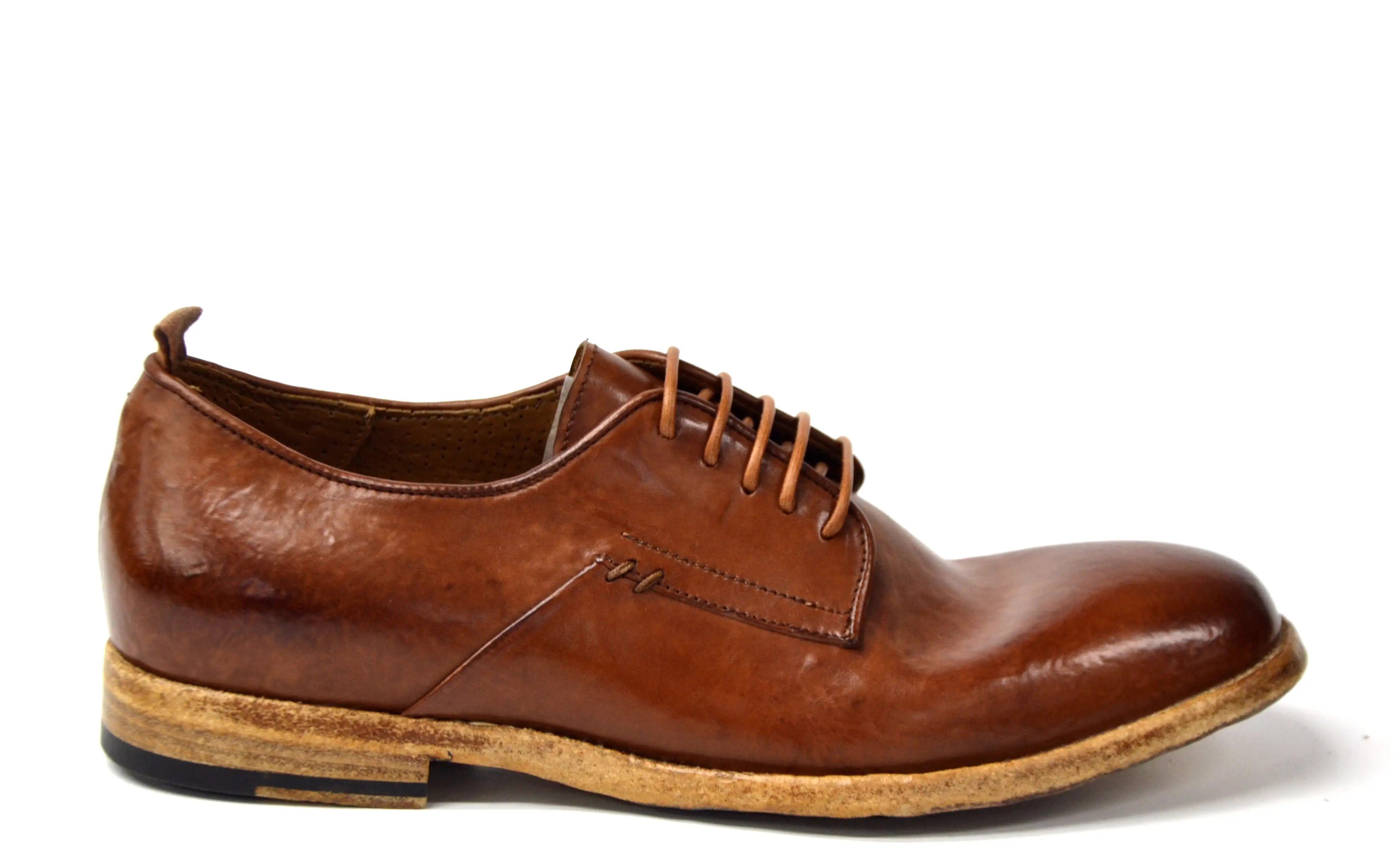 Chandler Tobacco Leather Derby Shoes