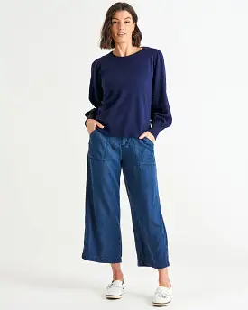 Charlotte Knit Jumper - Dark Blue