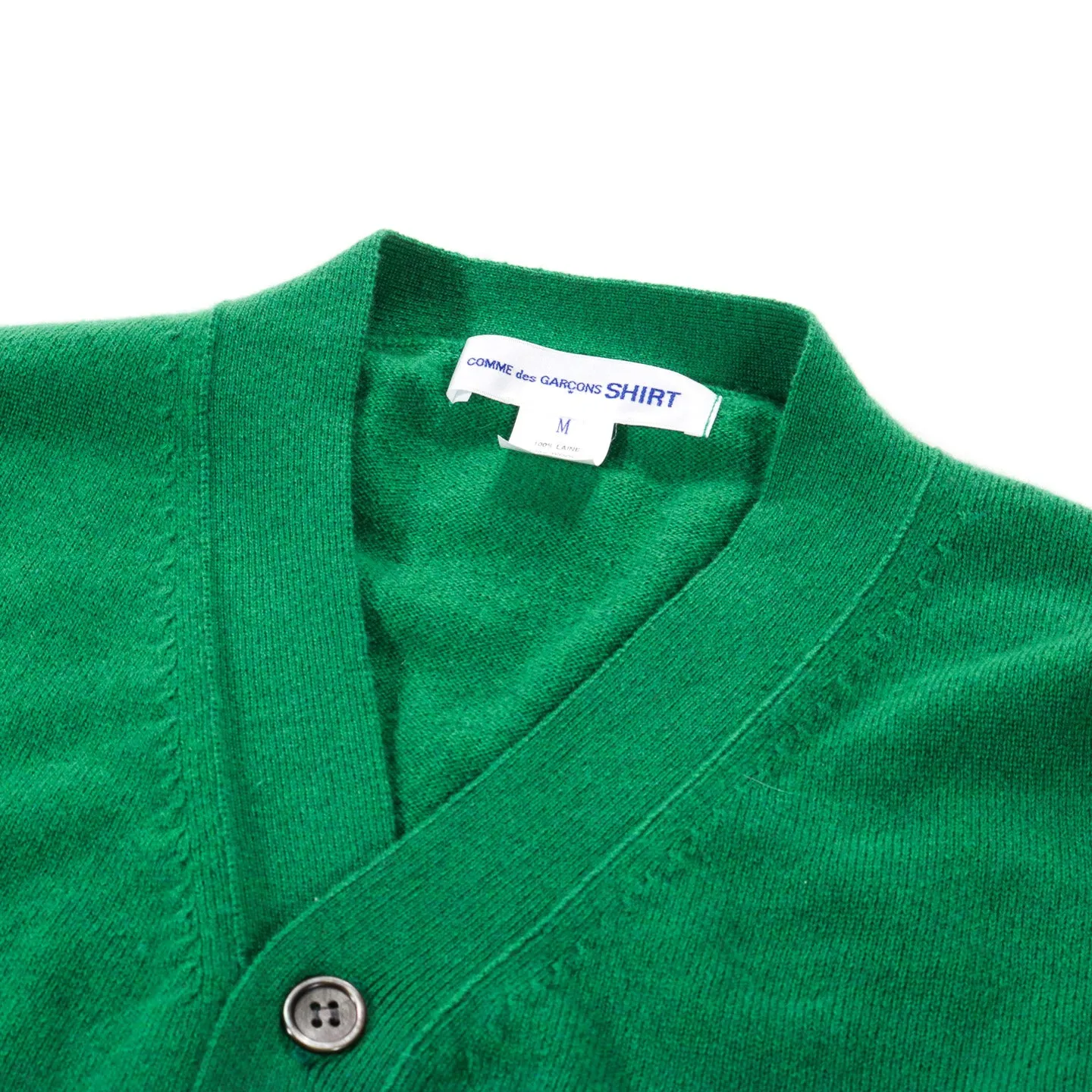 COMME DES GARCONS SHIRT N007 HUGE CARDIGAN GREEN