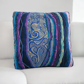 COOGI Classic Blue Throw Pillow 18x18 Inch