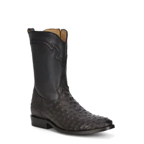 Corral Mens Black  Ostrich Boots