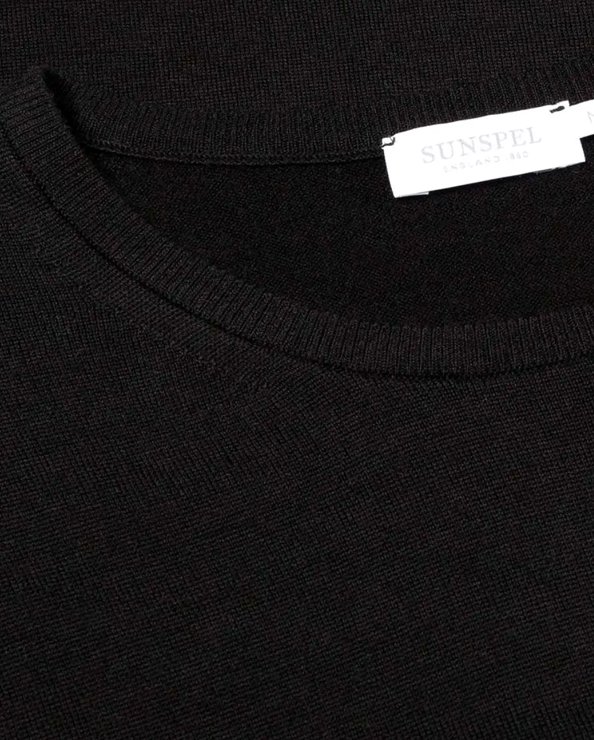 CREW NECK JUMPER / BLACK