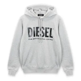 Diesel - S-GIR-HOOD-DIVISION Hoodie in Grey