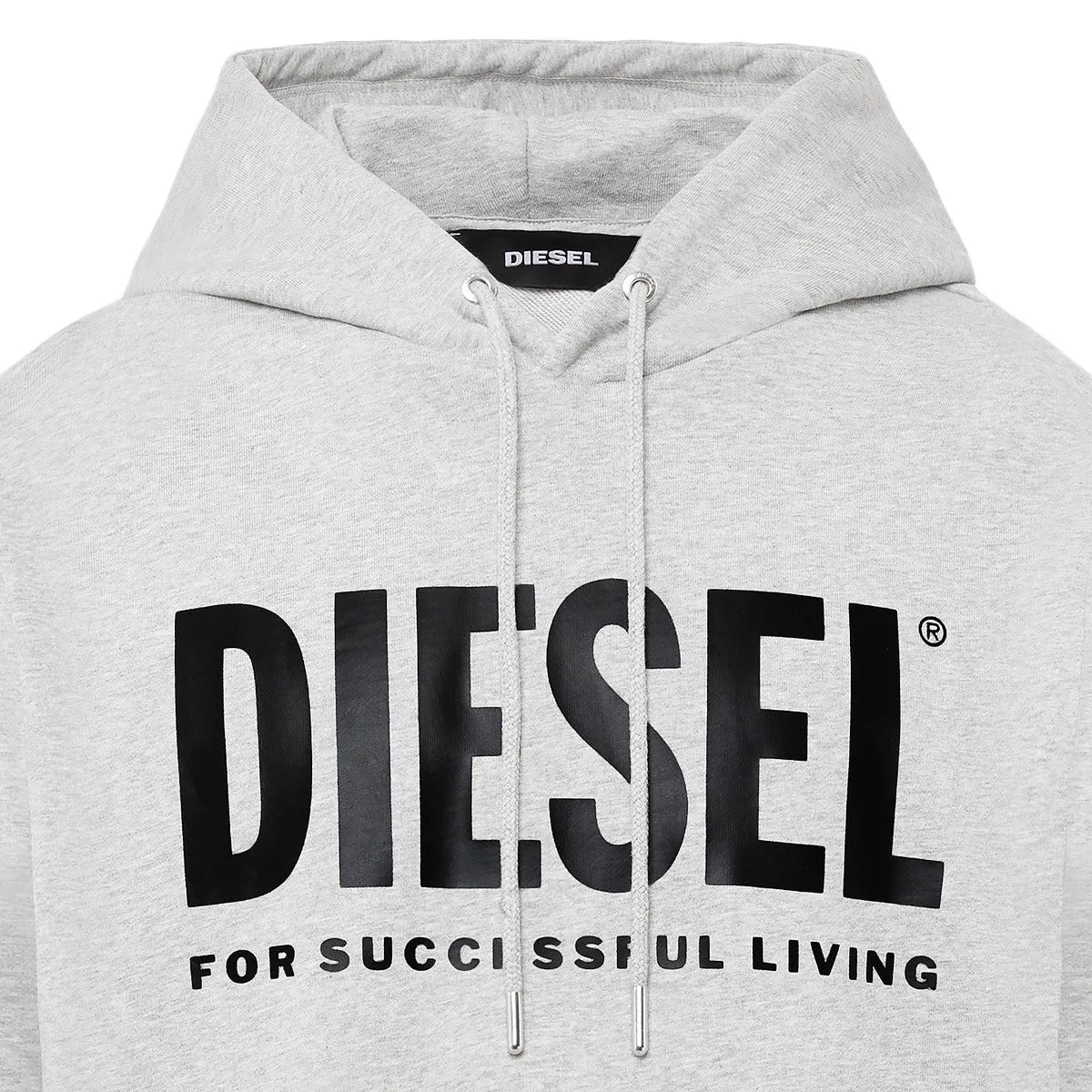 Diesel - S-GIR-HOOD-DIVISION Hoodie in Grey