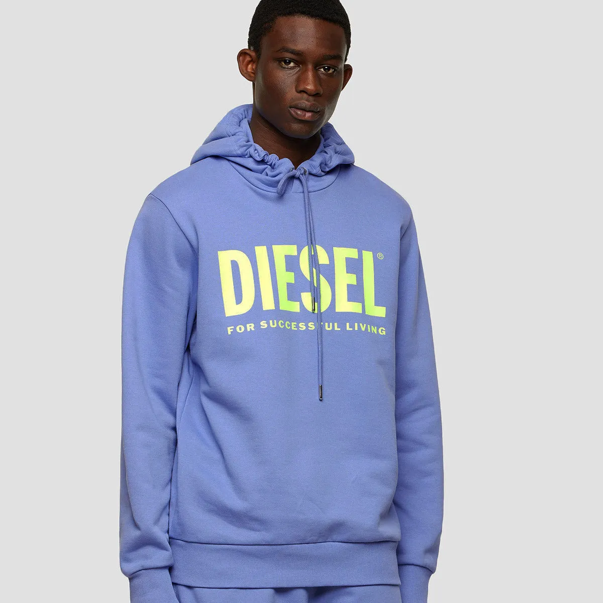 Diesel - S-GIR-HOOD-DIVISION Hoodie in Lilac