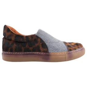 Dries Van Noten Leopard Calf Hair Flat Sneakers - 36.5