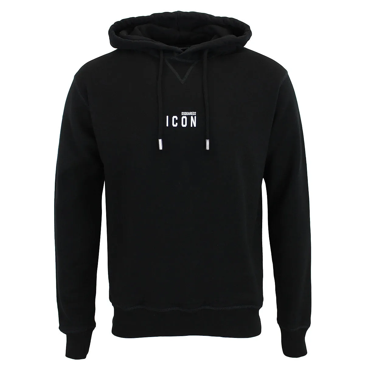 DSQUARED2 - Icon Mini Logo Hooded Sweatshirt in Black