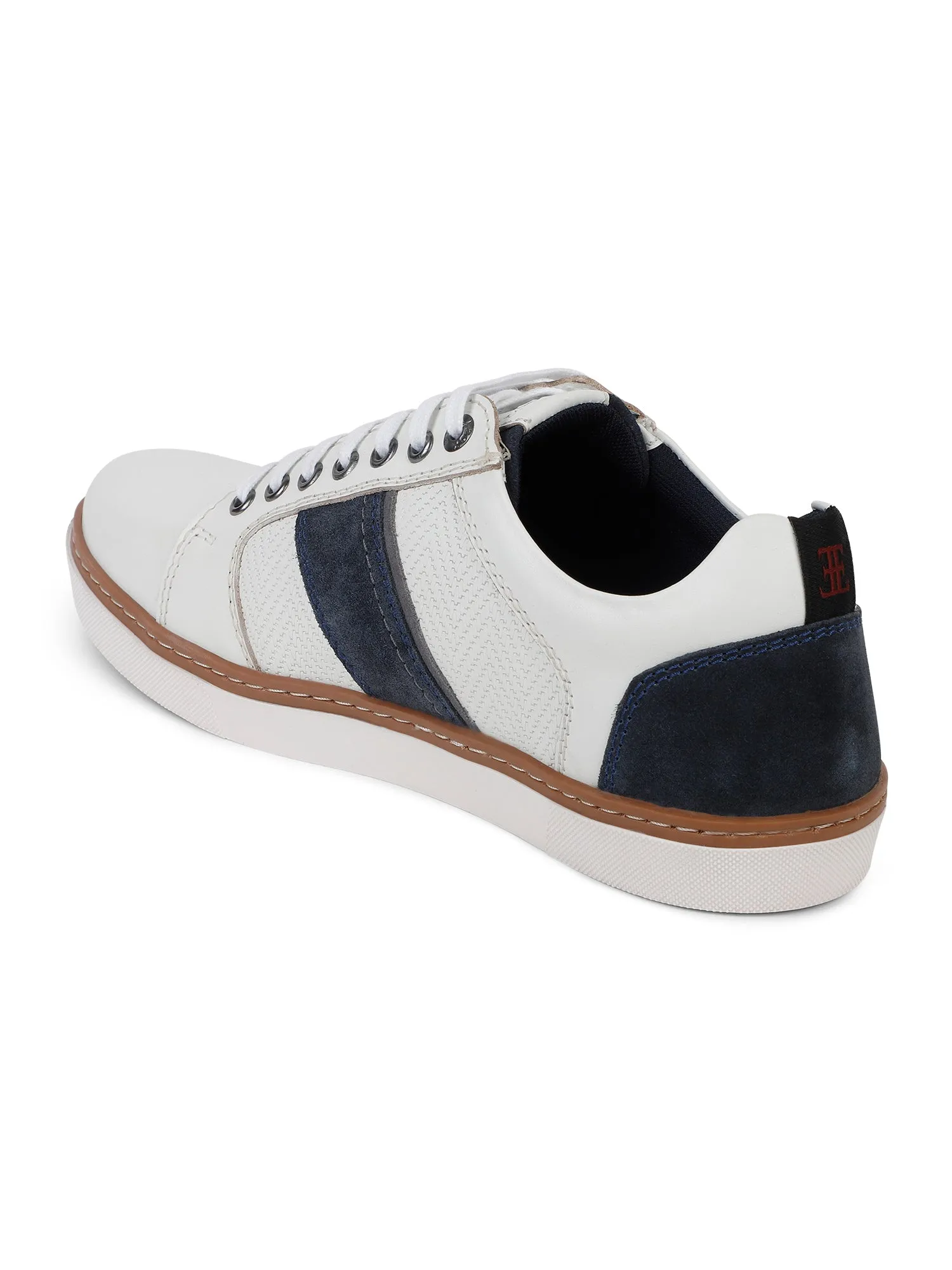 Ezok Men White Sneaker Casual Shoes