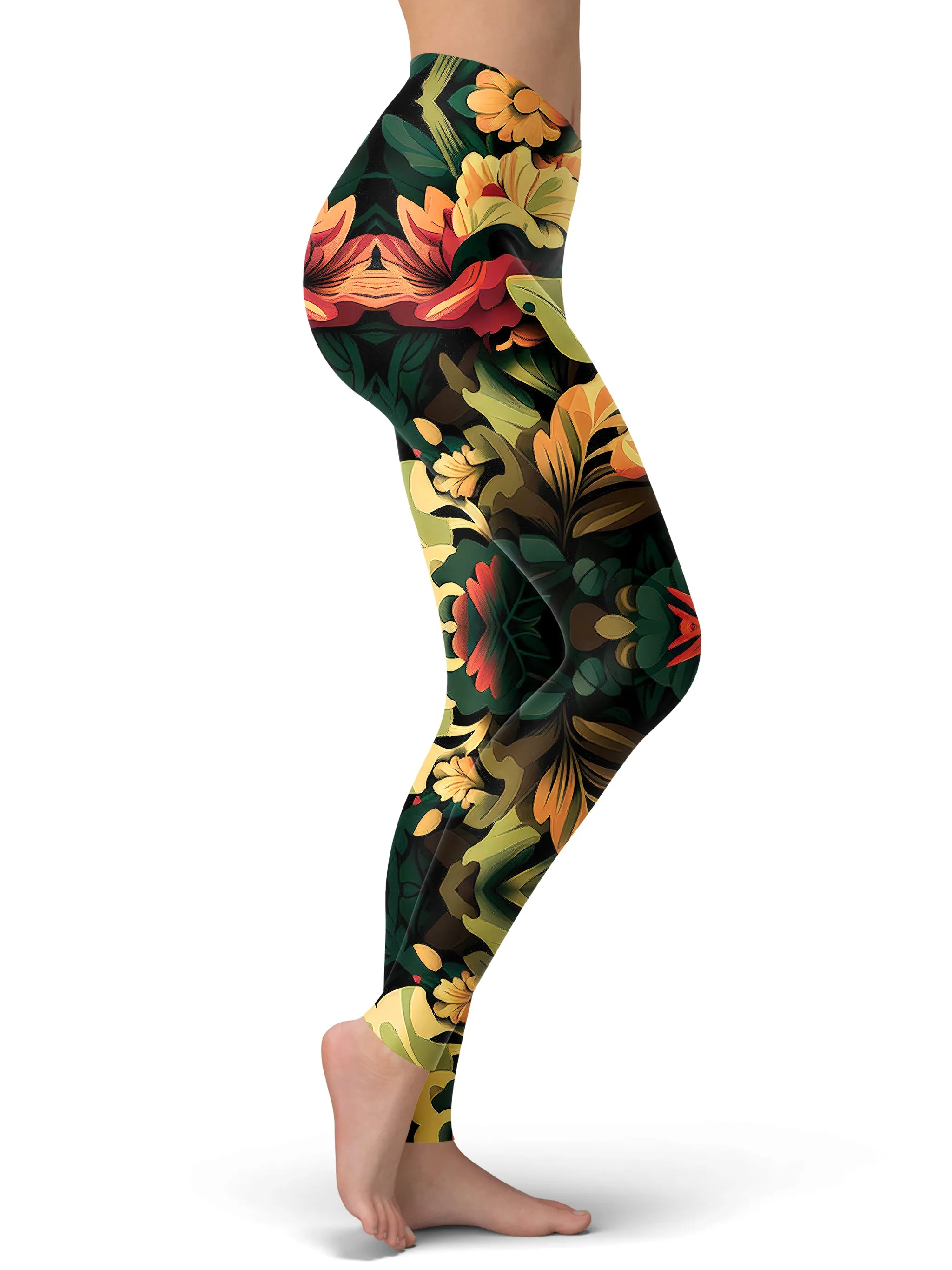 Floral Camo Leggings