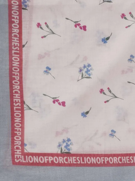 Floral pattern scarf