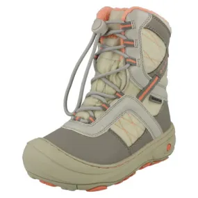 Girls Hi-Tec Casual Speed Lace Snow Boots Slalom 200