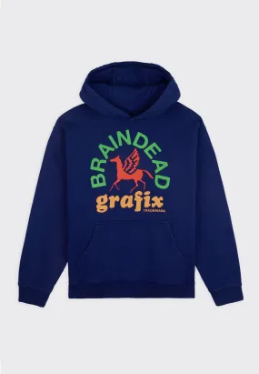 Grafix Hoodie - navy