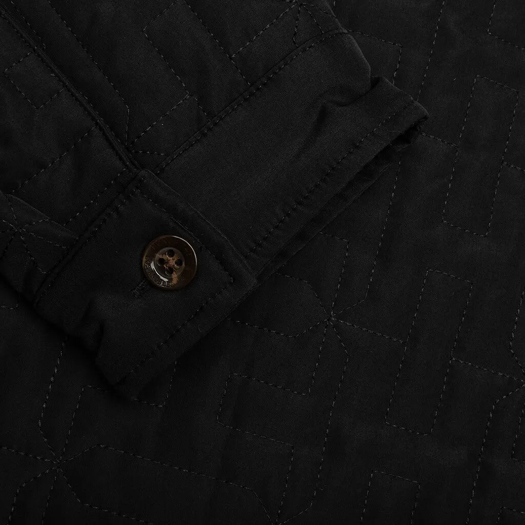 H Quilted Jacket - Black