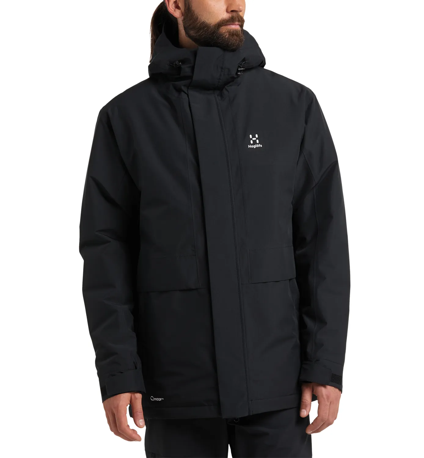 Haglöfs Men's Salix Proof Mimic Parka True Black | Buy Haglöfs Men's Salix Proof Mimic Parka True Black here | Outnort