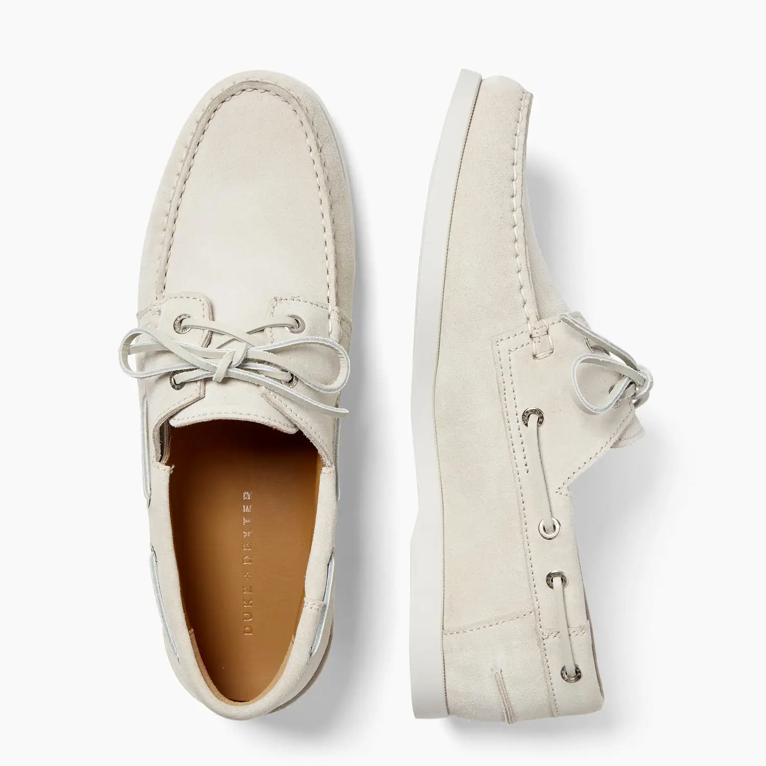 Hardy Off-White Boat Shoe - Men's