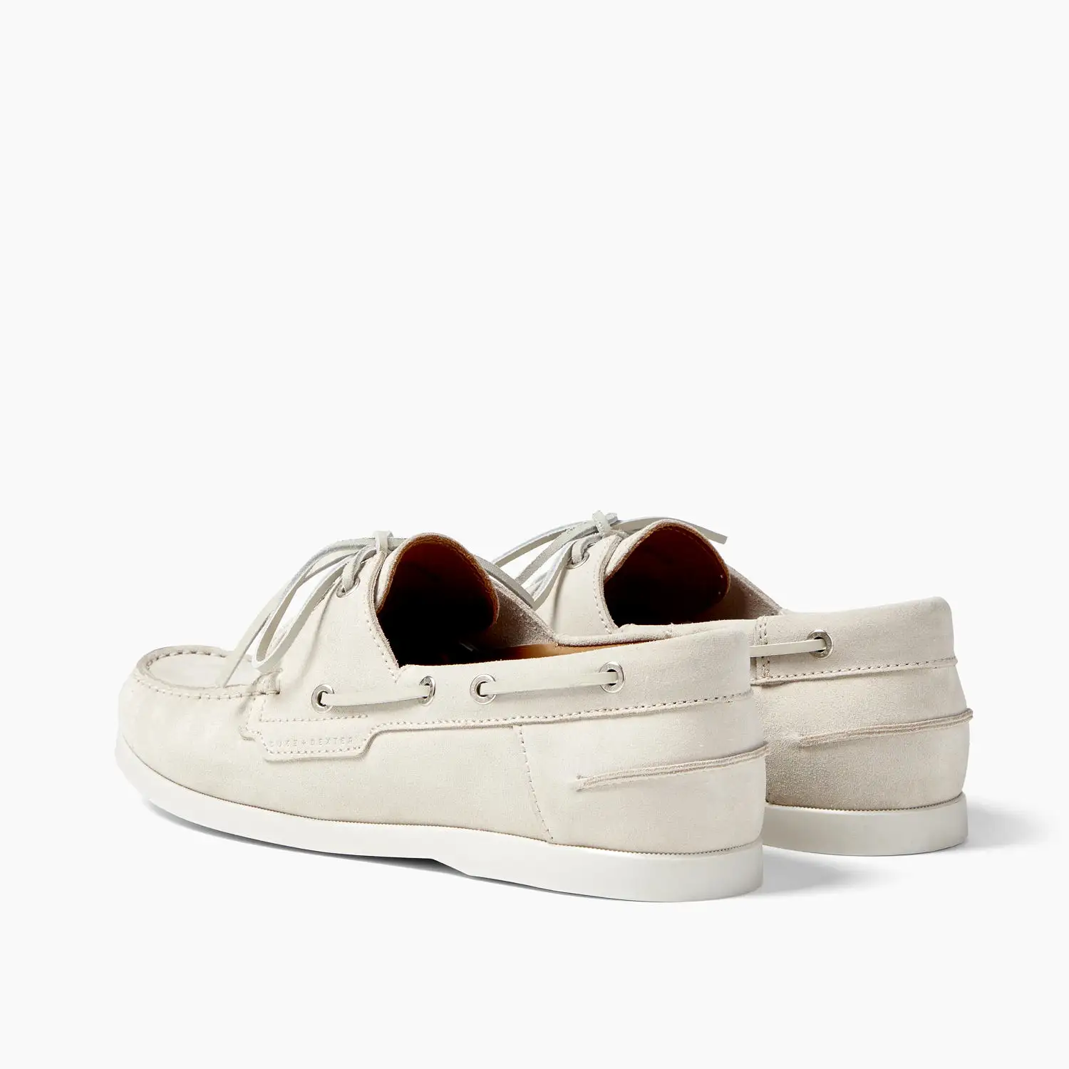 Hardy Off-White Boat Shoe - Men's