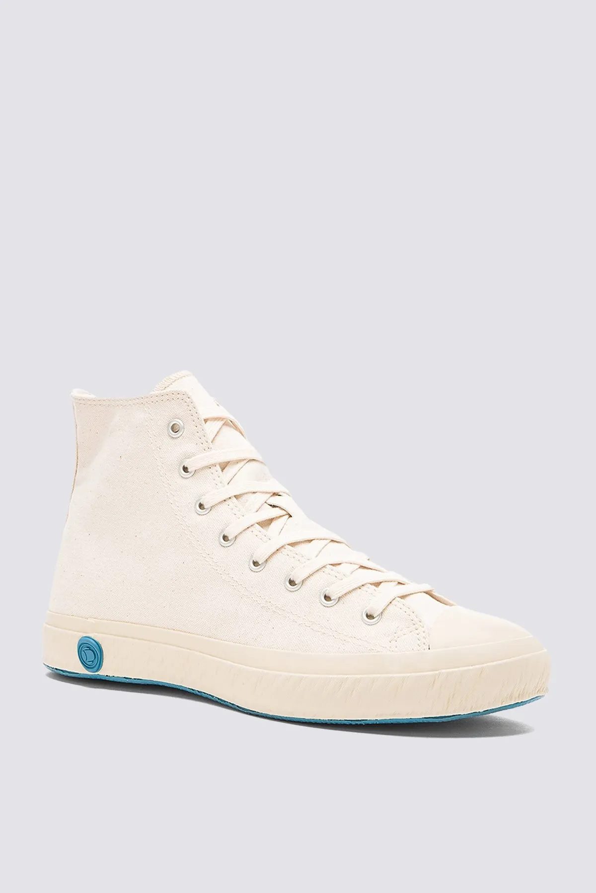 High Top Canvas Sneaker - Natural