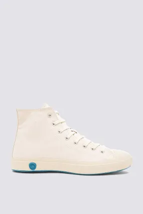 High Top Canvas Sneaker - Natural