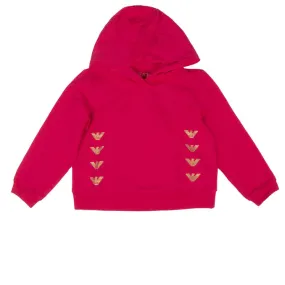 HOODIE LOGO EAGLE Girl Pink Yarrow