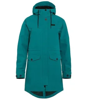 HORSEFEATHERS Elsie Parka veste mi-saison imperméable à capuche pour femme TW015E vert