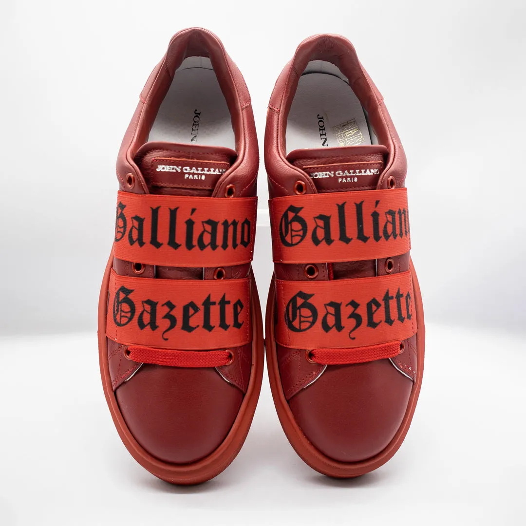 John Galliano 18544 Mens Shoe Red