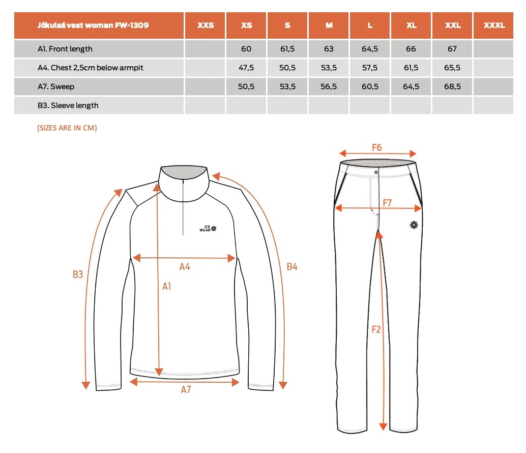 Jökulsá Icelandic wool insulated vest